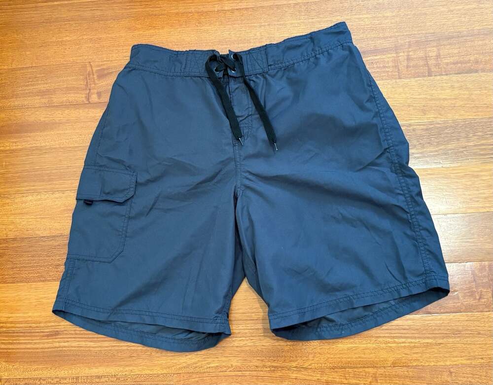 Kanu Surf Men's Barracuda Cargo Board Shorts Size 1X Black